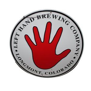 Left Hand Brewing Longmont California Metal Circle Sign